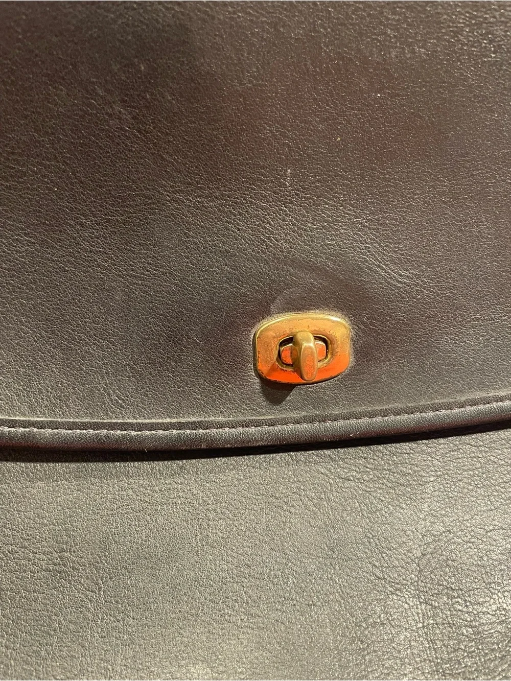 Vintage Coach Lexington 5265 Leather Turnlock Messenger Briefcase Laptop Bag